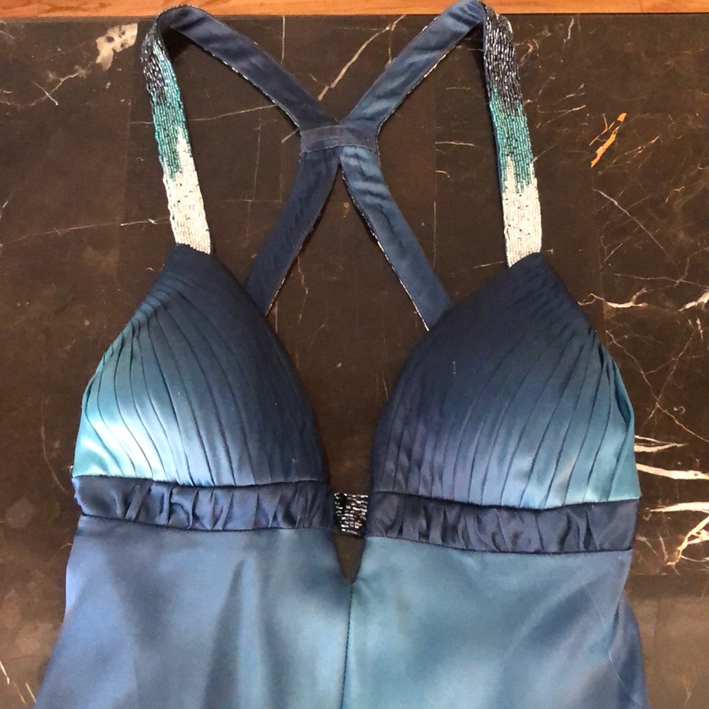 Blue dress